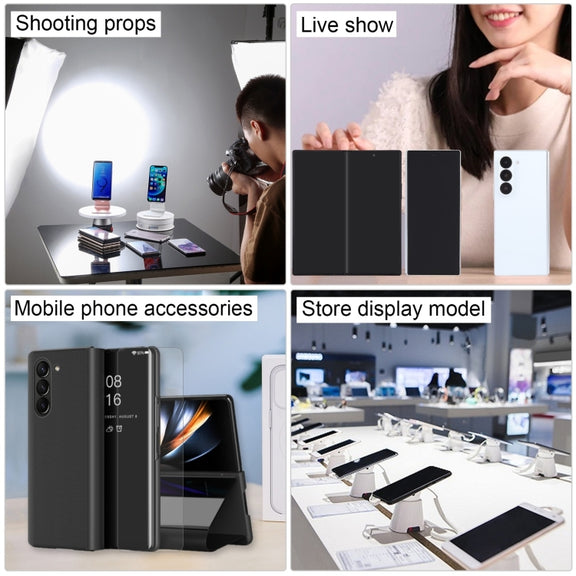 For Samsung Galaxy Z Fold6 Black Screen Non-Working Fake Dummy Display Model (White)