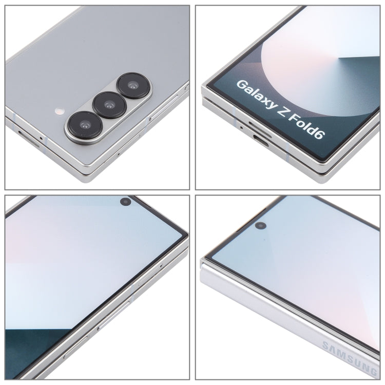 For Samsung Galaxy Z Fold6 Color Screen Non-Working Fake Dummy Display Model (Silver)