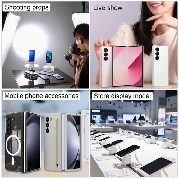 For Samsung Galaxy Z Fold6 Color Screen Non-Working Fake Dummy Display Model (Pink)