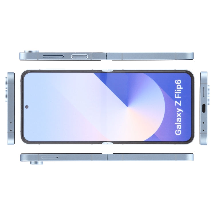 For Samsung Galaxy Z Flip6 Color Screen Non-Working Fake Dummy Display Model (Blue)