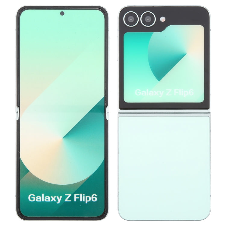 For Samsung Galaxy Z Flip6 Color Screen Non-Working Fake Dummy Display Model (Cyan)