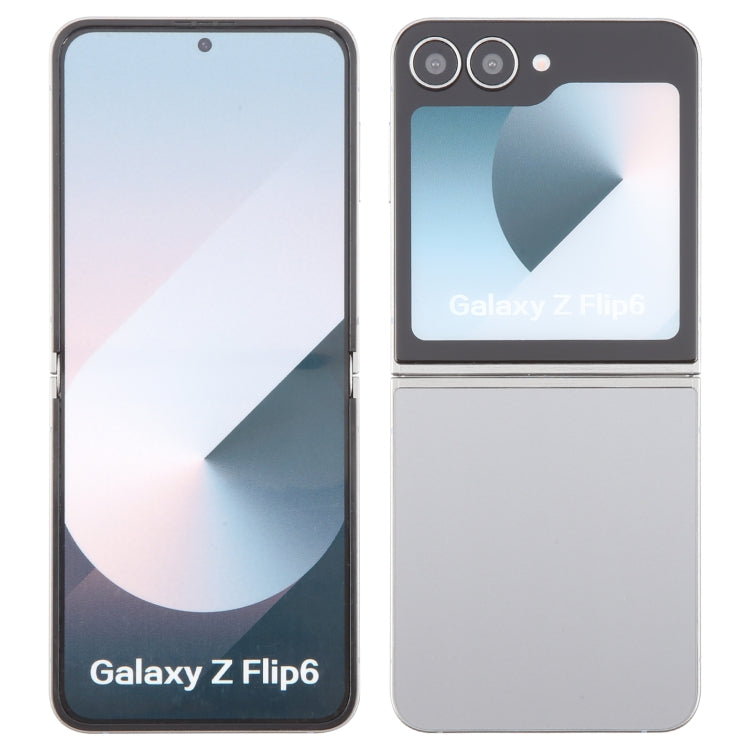 For Samsung Galaxy Z Flip6 Color Screen Non-Working Fake Dummy Display Model (Silver)