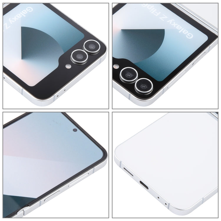 For Samsung Galaxy Z Flip6 Color Screen Non-Working Fake Dummy Display Model (White)