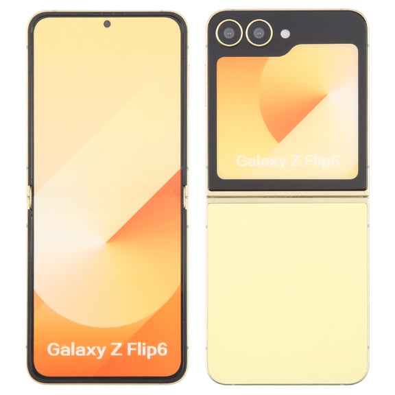 For Samsung Galaxy Z Flip6 Color Screen Non-Working Fake Dummy Display Model (Yellow)