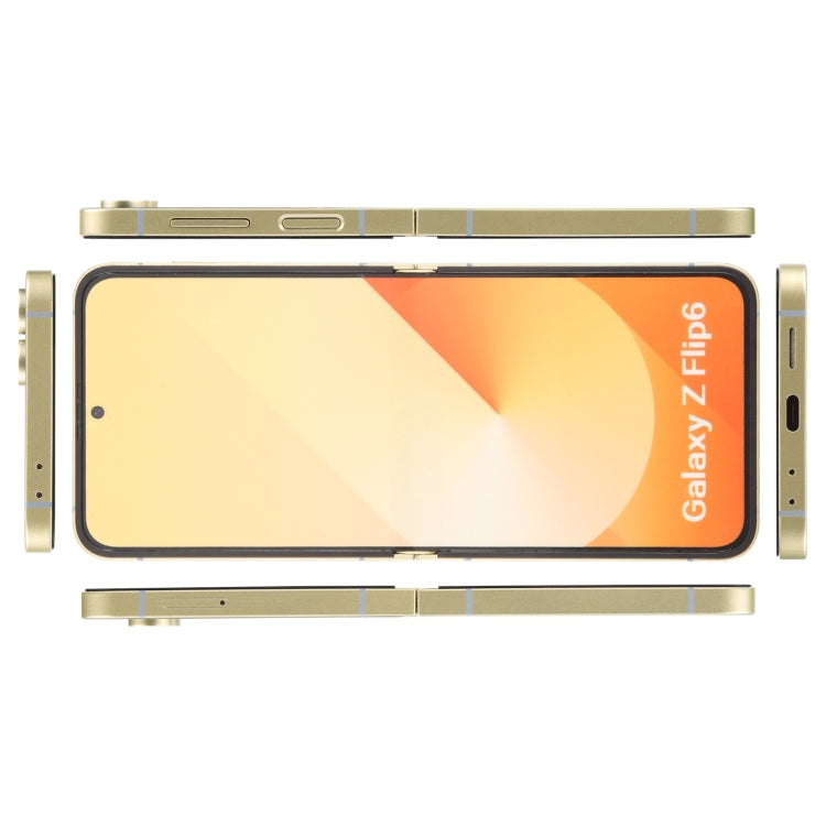 For Samsung Galaxy Z Flip6 Color Screen Non-Working Fake Dummy Display Model (Yellow)