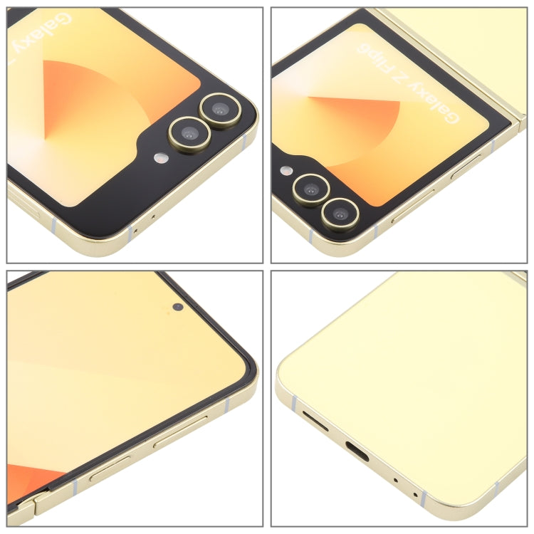 For Samsung Galaxy Z Flip6 Color Screen Non-Working Fake Dummy Display Model (Yellow)