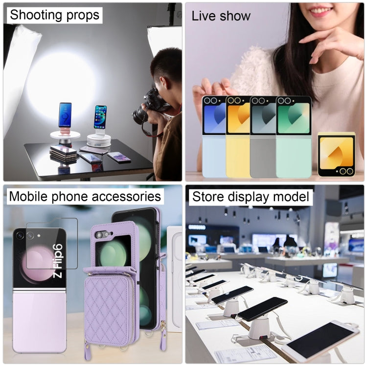For Samsung Galaxy Z Flip6 Color Screen Non-Working Fake Dummy Display Model (White)