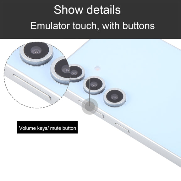 For Samsung Galaxy S24 FE 5G Black Screen Non-Working Fake Dummy Display Model (Blue)