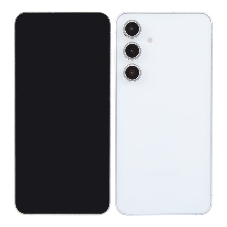 For Samsung Galaxy S24 FE 5G Black Screen Non-Working Fake Dummy Display Model (White)