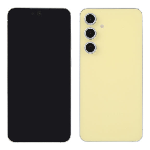For Samsung Galaxy S24 FE 5G Black Screen Non-Working Fake Dummy Display Model (Yellow)