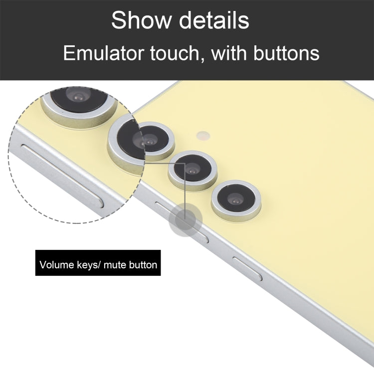 For Samsung Galaxy S24 FE 5G Black Screen Non-Working Fake Dummy Display Model (Yellow)