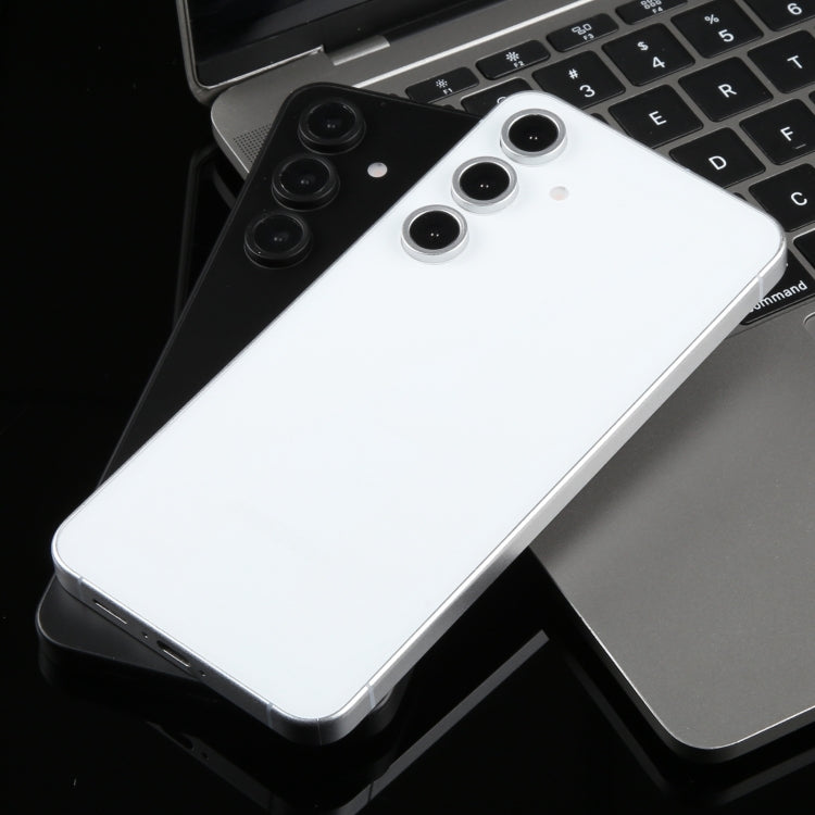 For Samsung Galaxy S24 FE 5G Black Screen Non-Working Fake Dummy Display Model (White)