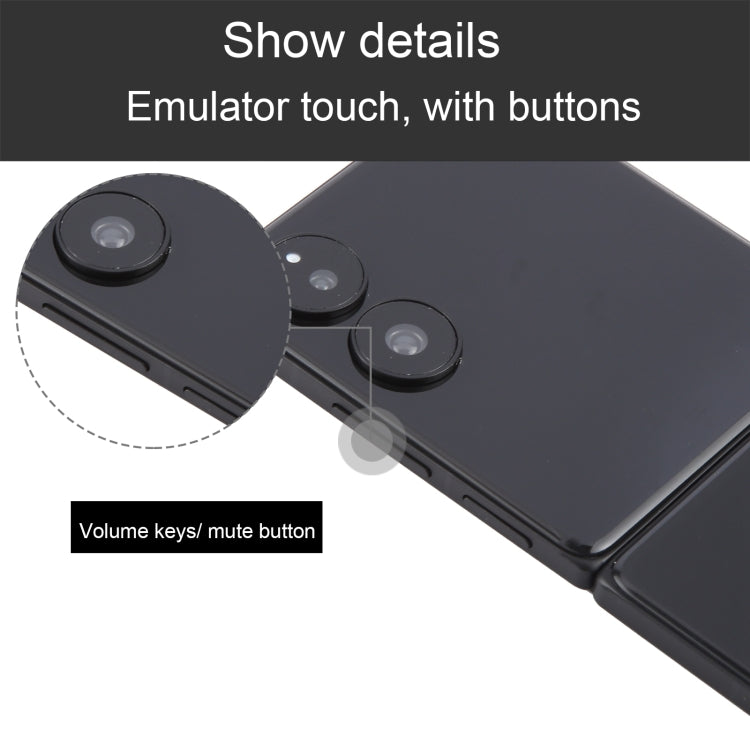 For Xiaomi MIX Flip Black Screen Non-Working Fake Dummy Display Model (Black)