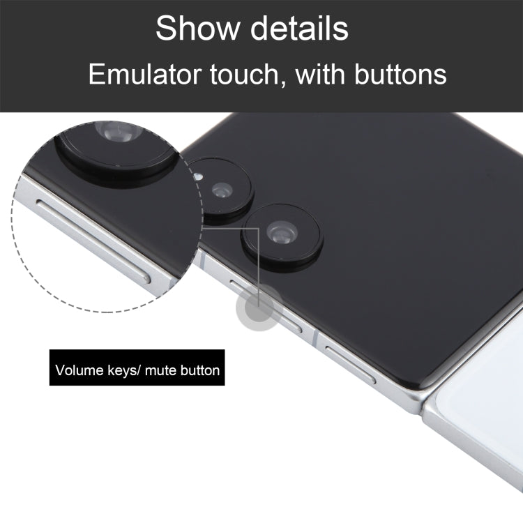 For Xiaomi MIX Flip Black Screen Non-Working Fake Dummy Display Model (White)