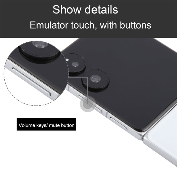 For Xiaomi MIX Flip Black Screen Non-Working Fake Dummy Display Model (White)