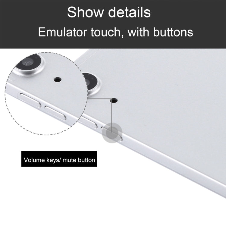 For iPad Air (2020) 10.9 Black Screen Non-Working Fake Dummy Display Model(Silver)