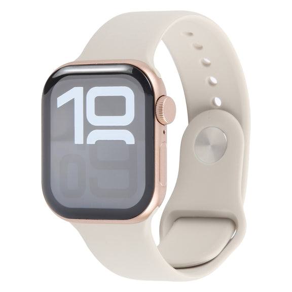 For Apple Watch Series 10 42mm Color Screen Non-Working Fake Dummy Display Model (Rose Gold)
