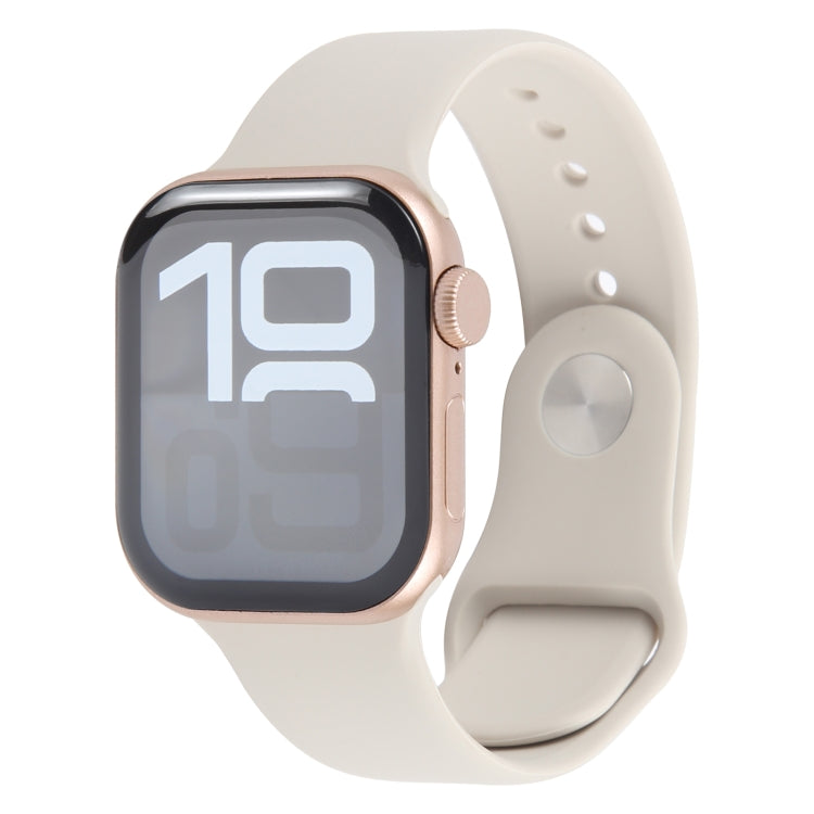 For Apple Watch Series 10 46mm Color Screen Non-Working Fake Dummy Display Model (Rose Gold)