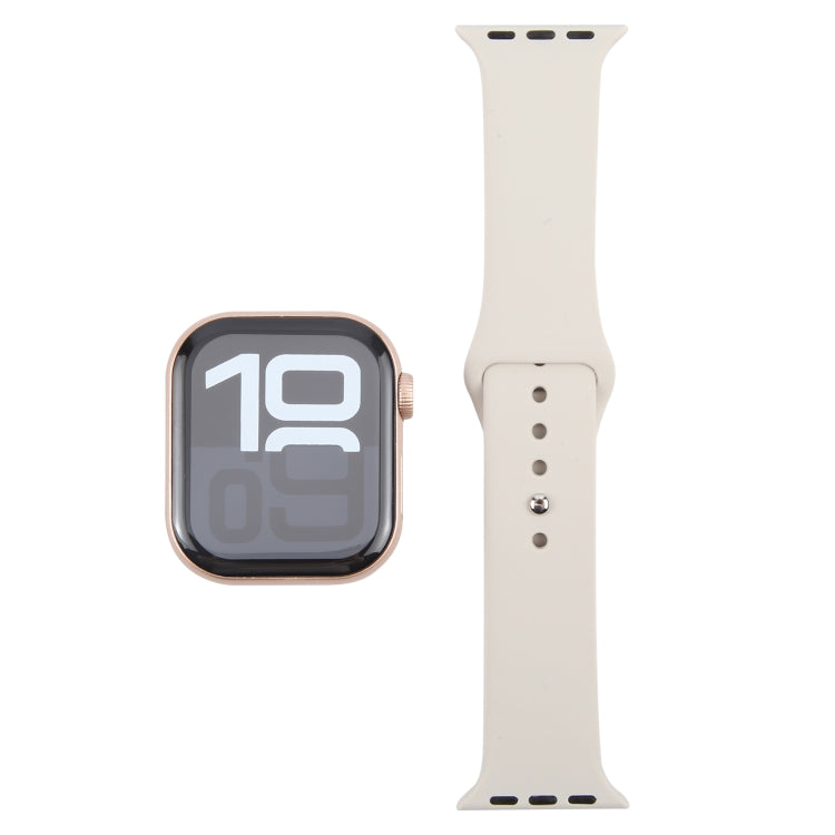 For Apple Watch Series 10 46mm Color Screen Non-Working Fake Dummy Display Model (Rose Gold)