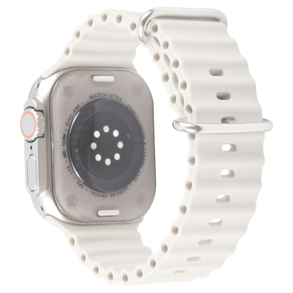 For Apple Watch Ultra 2 49mm Color Screen Non-Working Fake Dummy Display Model (Beige White)