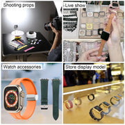 For Apple Watch Ultra 2 49mm Color Screen Non-Working Fake Dummy Display Model (Black)