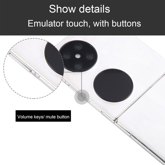 For Huawei Pocket 2 Black Screen Non-Working Fake Dummy Display Model (White)