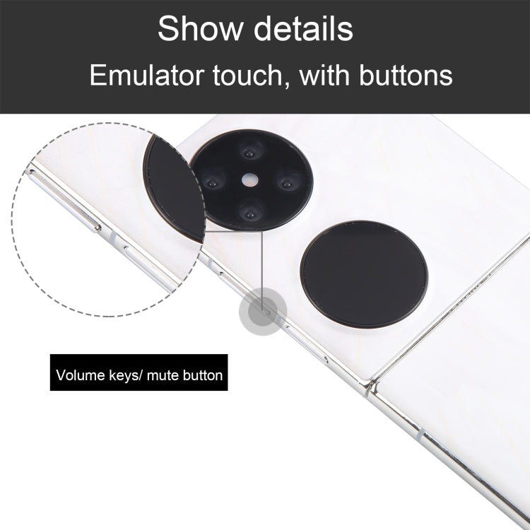 For Huawei Pocket 2 Black Screen Non-Working Fake Dummy Display Model (White)