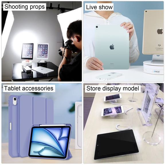 For iPad Air 11 2024 Black Screen Non-Working Fake Dummy Display Model (Silver)