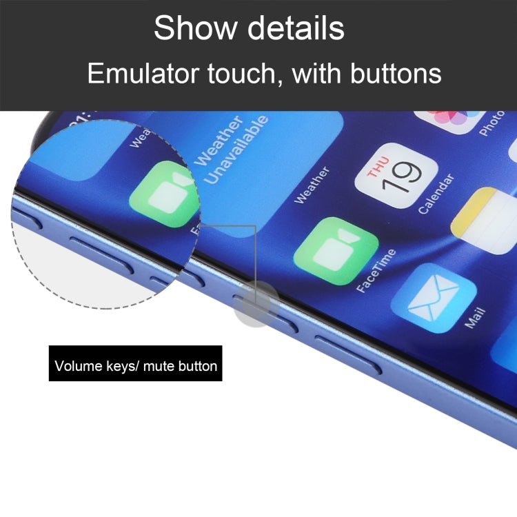 For iPhone 16 Color Screen Non-Working Fake Dummy Display Model (Ultramarine)