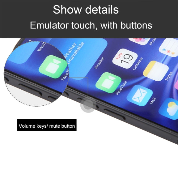 For iPhone 16 Plus Color Screen Non-Working Fake Dummy Display Model (Black)
