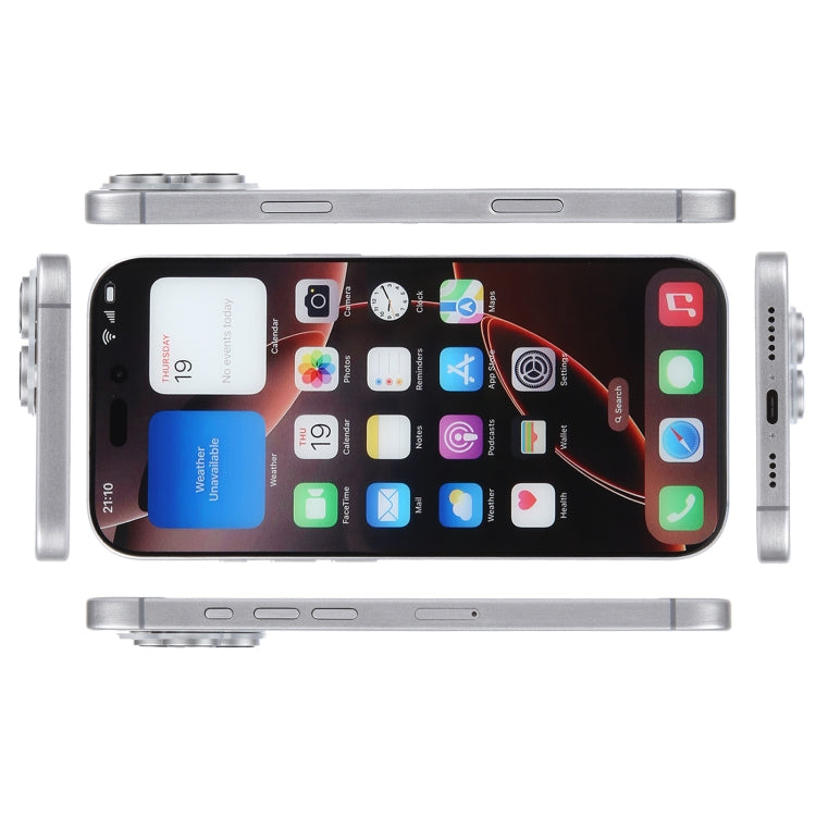 For iPhone 16 Pro Max Color Screen Non-Working Fake Dummy Display Model (Natural)