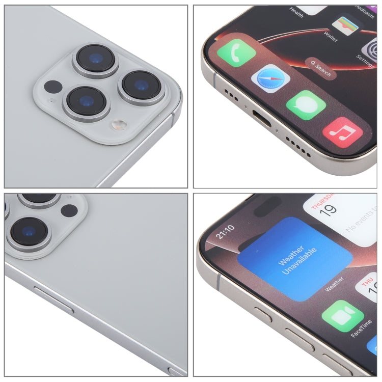 For iPhone 16 Pro Max Color Screen Non-Working Fake Dummy Display Model (Natural)