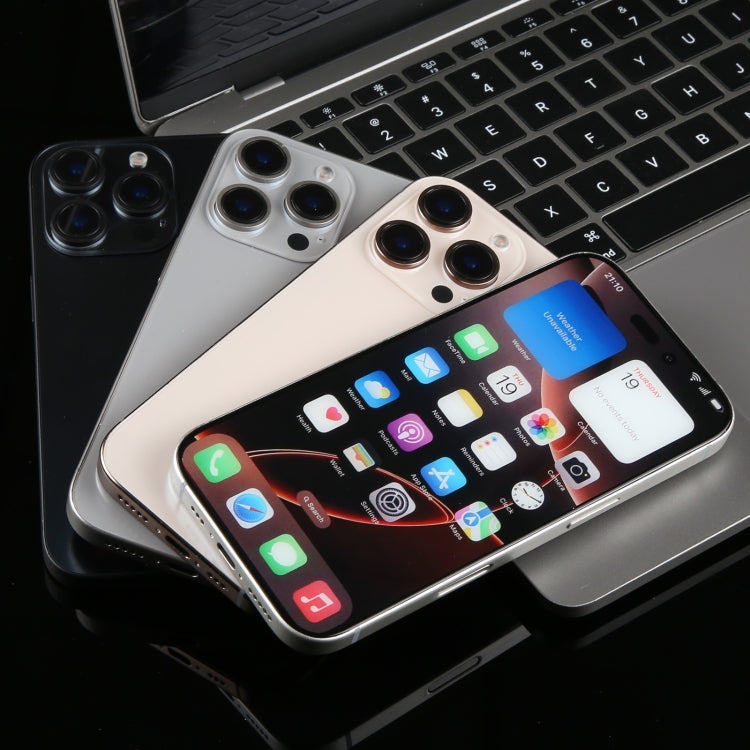 For iPhone 16 Pro Max Color Screen Non-Working Fake Dummy Display Model (White)