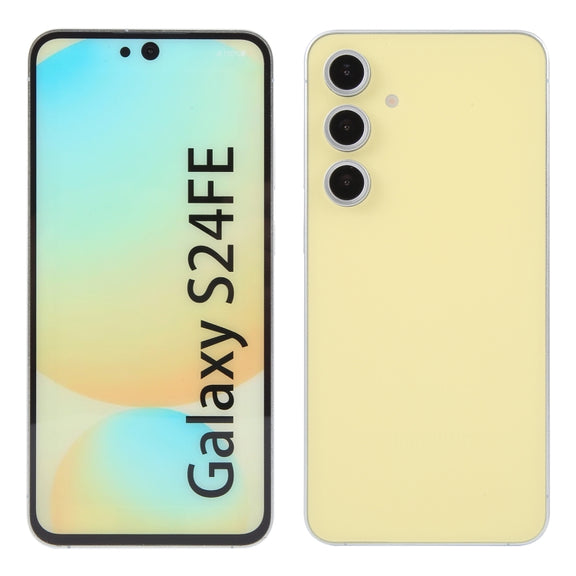 For Samsung Galaxy S24 FE 5G Color Screen Non-Working Fake Dummy Display Model (Yellow)