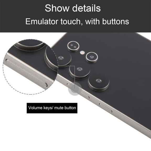 For Samsung Galaxy S25 Ultra 5G Black Screen Non-Working Fake Dummy Display Model (Black Grey)
