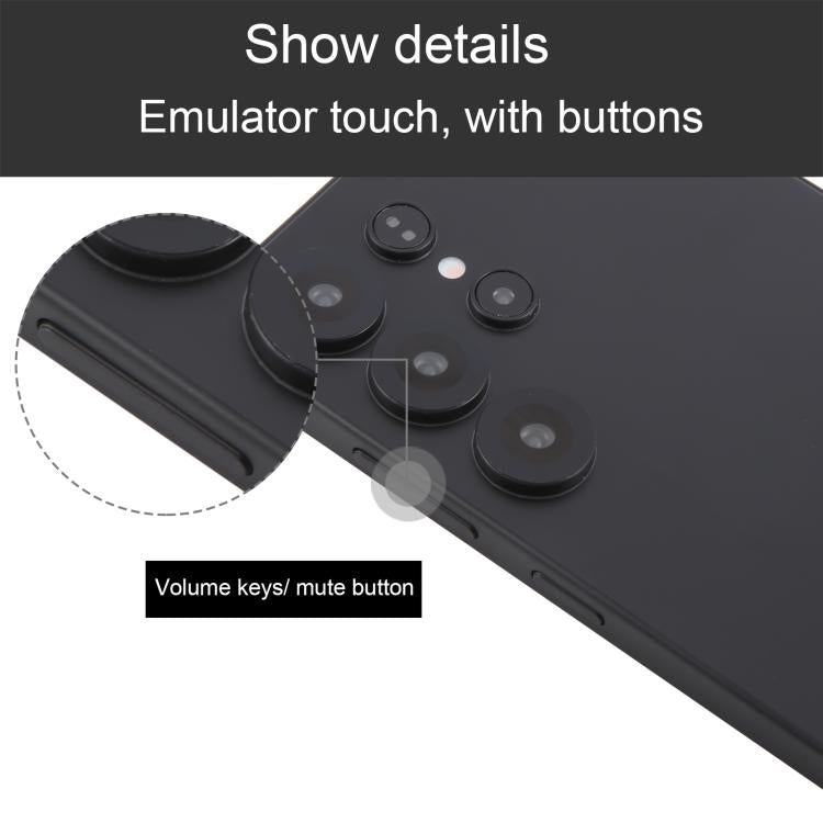 For Samsung Galaxy S25 Ultra 5G Black Screen Non-Working Fake Dummy Display Model (Black)