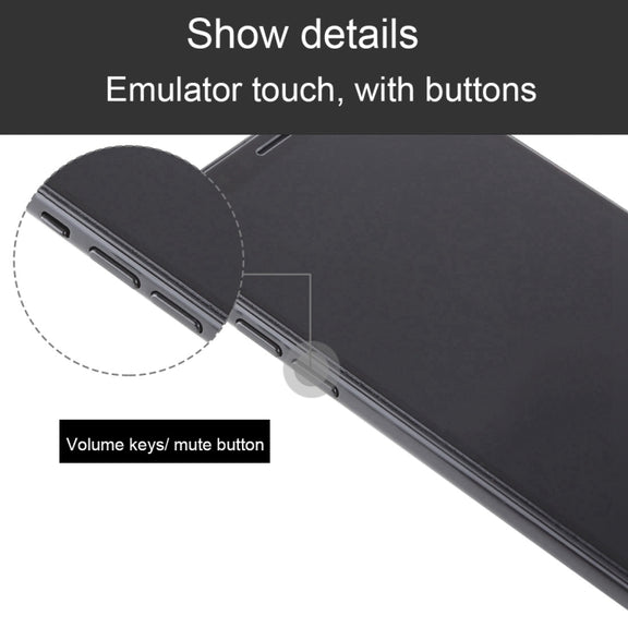 For iPhone XS Dark Screen Non-Working Fake Dummy Display Model (Black)