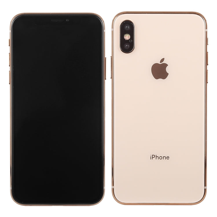For iPhone XS Dark Screen Non-Working Fake Dummy Display Model (Gold)
