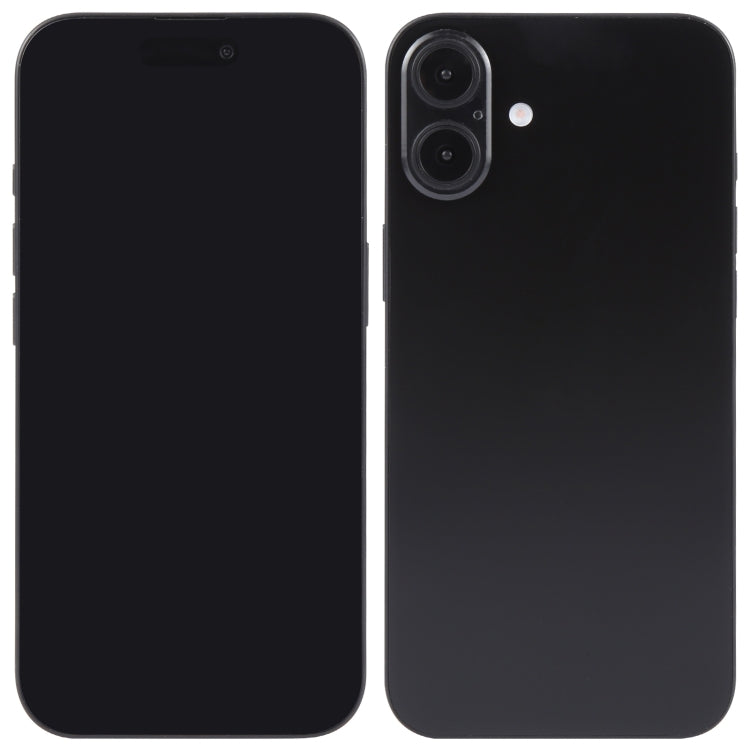 For iPhone 16 Black Screen Non-Working Fake Dummy Display Model (Black)