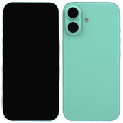 For iPhone 16 Black Screen Non-Working Fake Dummy Display Model (Teal)