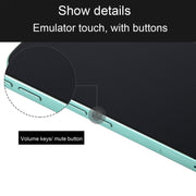 For iPhone 16 Black Screen Non-Working Fake Dummy Display Model (Teal)