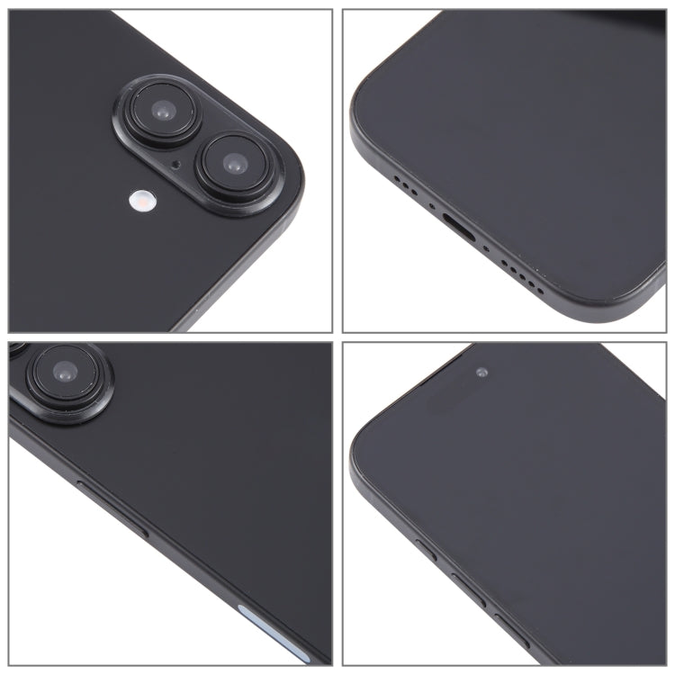 For iPhone 16 Plus Black Screen Non-Working Fake Dummy Display Model (Black)