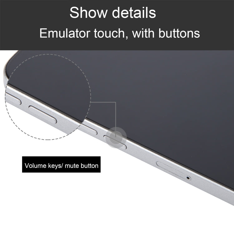 For iPhone 16 Pro Black Screen Non-Working Fake Dummy Display Model (Natural)