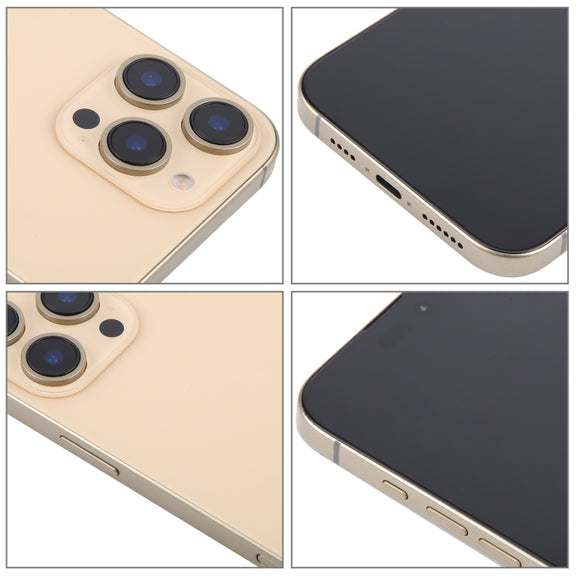 For iPhone 16 Pro Black Screen Non-Working Fake Dummy Display Model (Desert)