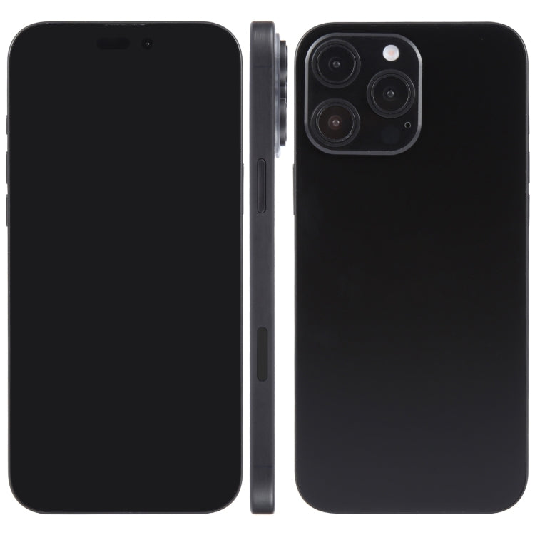 For iPhone 16 Pro Max Black Screen Non-Working Fake Dummy Display Model (Black)