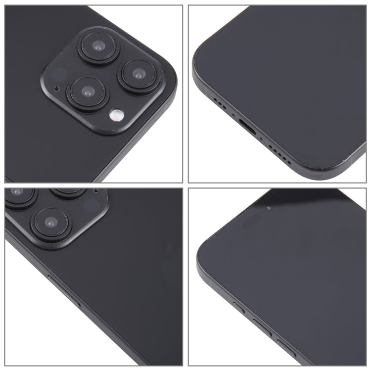 For iPhone 16 Pro Max Black Screen Non-Working Fake Dummy Display Model (Black)