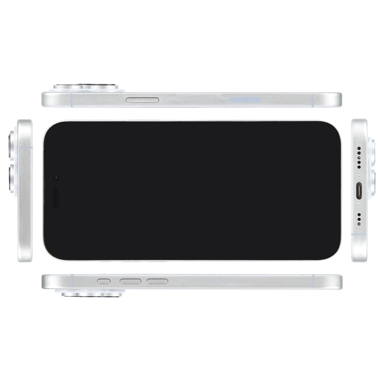 For iPhone 16 Pro Max Black Screen Non-Working Fake Dummy Display Model (White)
