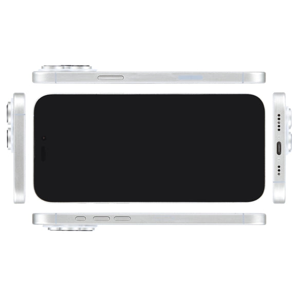 For iPhone 16 Pro Max Black Screen Non-Working Fake Dummy Display Model (White)