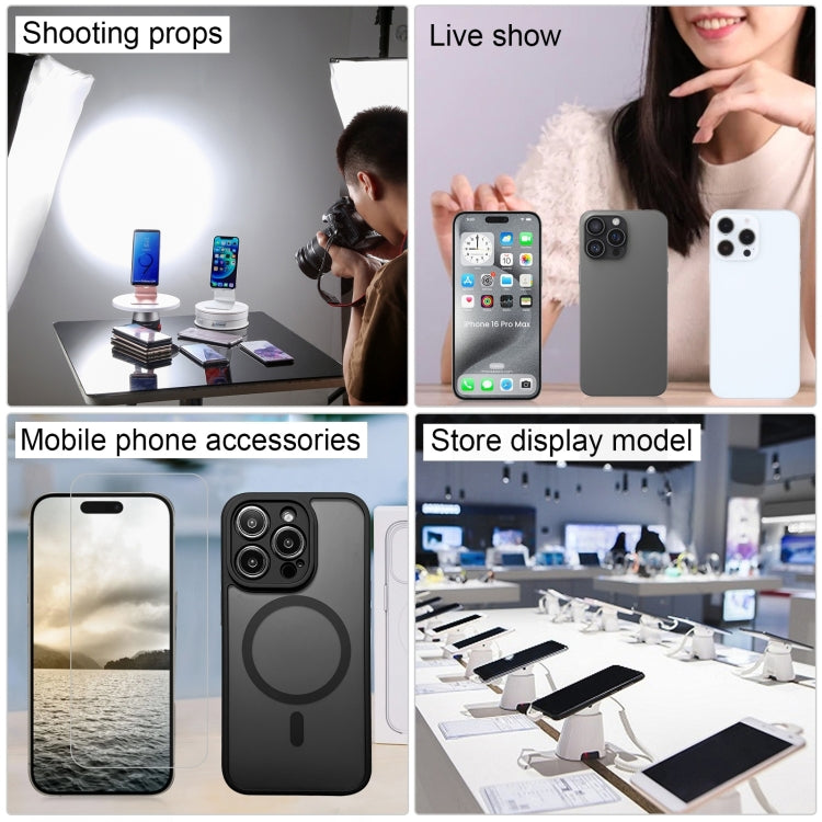 For iPhone 16 Pro Max Black Screen Non-Working Fake Dummy Display Model (White)