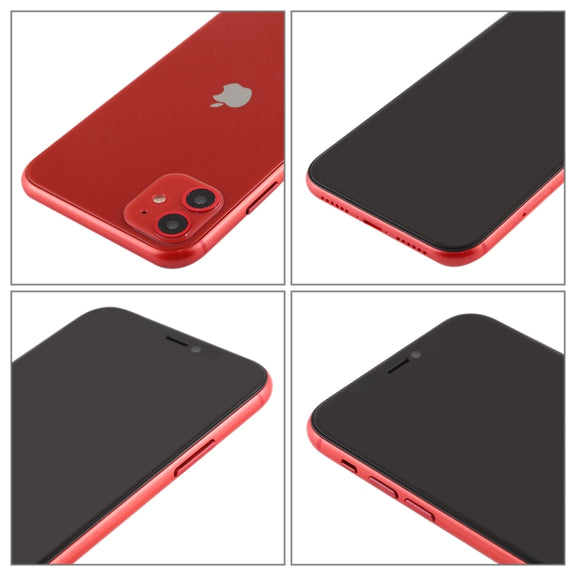For iPhone 11 Black Screen Non-Working Fake Dummy Display Model (Red)